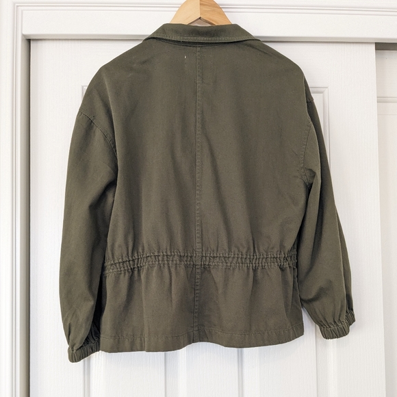 MADEWELL Highbury Military like style Balloon sleeve Button Casual Jacket Small - Picture 6 of 13